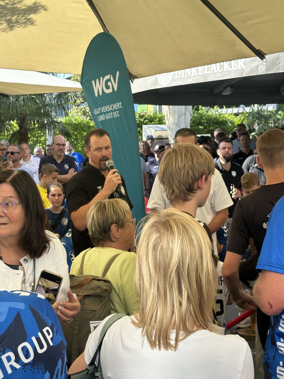 LinkedIn-Beitrag vom 07.06.2026: Saisonabschluss des TVB Stuttgart in der #Porsche Arena in Stuttgart. Aus einem gallischen Handballdorf und einem Dorfve